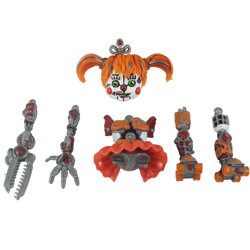 6 шт./компл. FNAF пять ночей Полуночный игрушечный медведь игрушки Fazbears симулятор