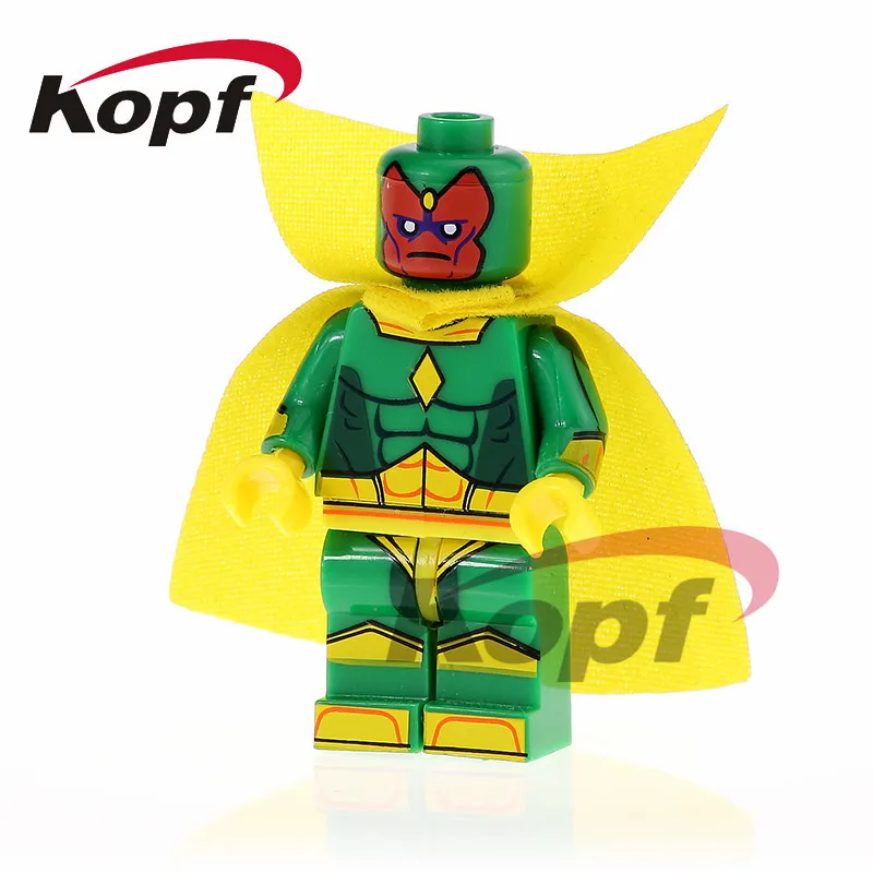 

Super Heroes Vision Single Sale Racing Iron Man Whiplash Red Widow Luke Cage Building Blocks Collection Toys Kids Gift XH 712