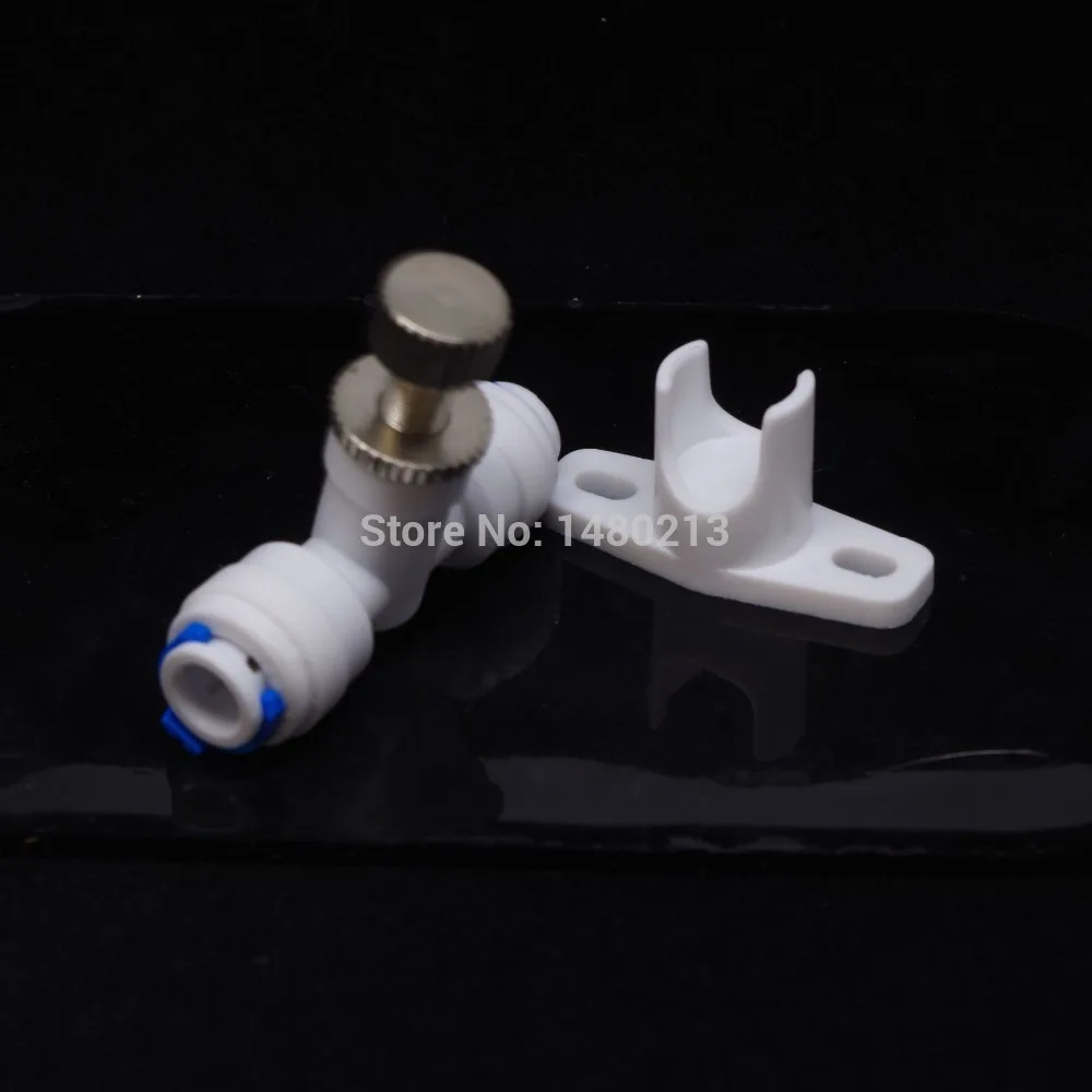 

1/4" Tube OD Flow Control Valve Membrane Water Purifier Adjust Valve Aquarium RO Water Filter Reverse Osmosis System