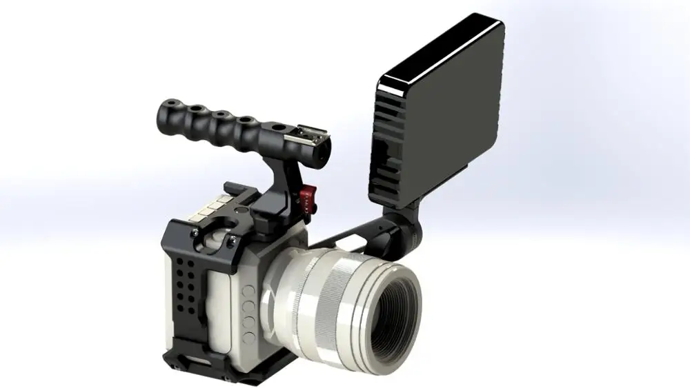 Клетка для камеры Dslr Z cam E2 быстросъемная Верхняя ручка двойная деревянная