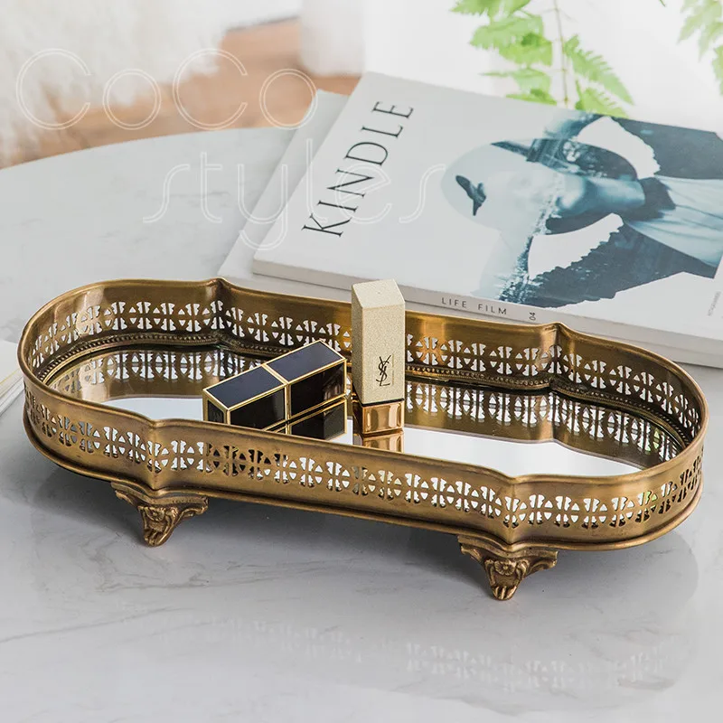 3 brass tray    (3)