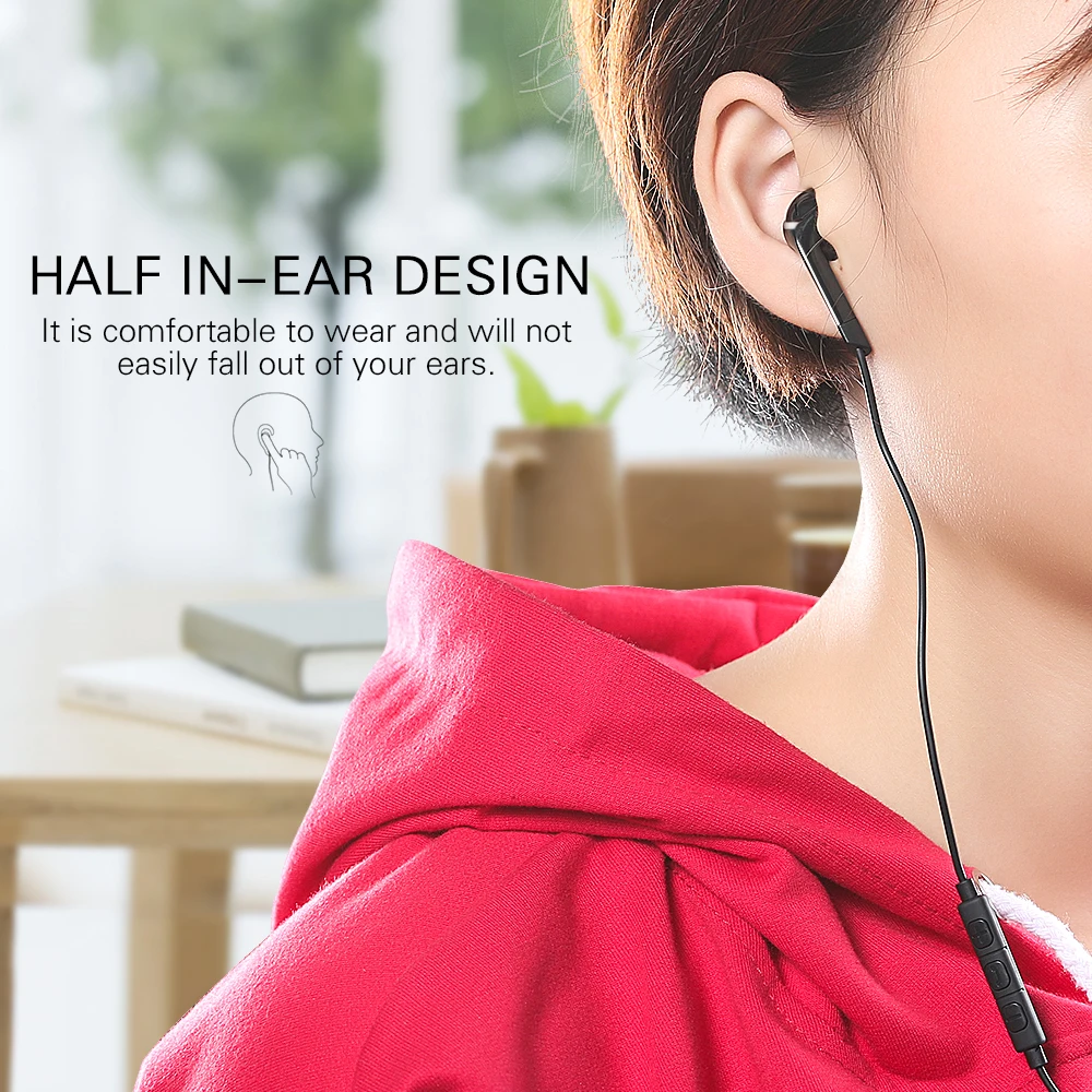 Наушники типа C Hifi гарнитура проводные музыкальные наушники в ухо портативные