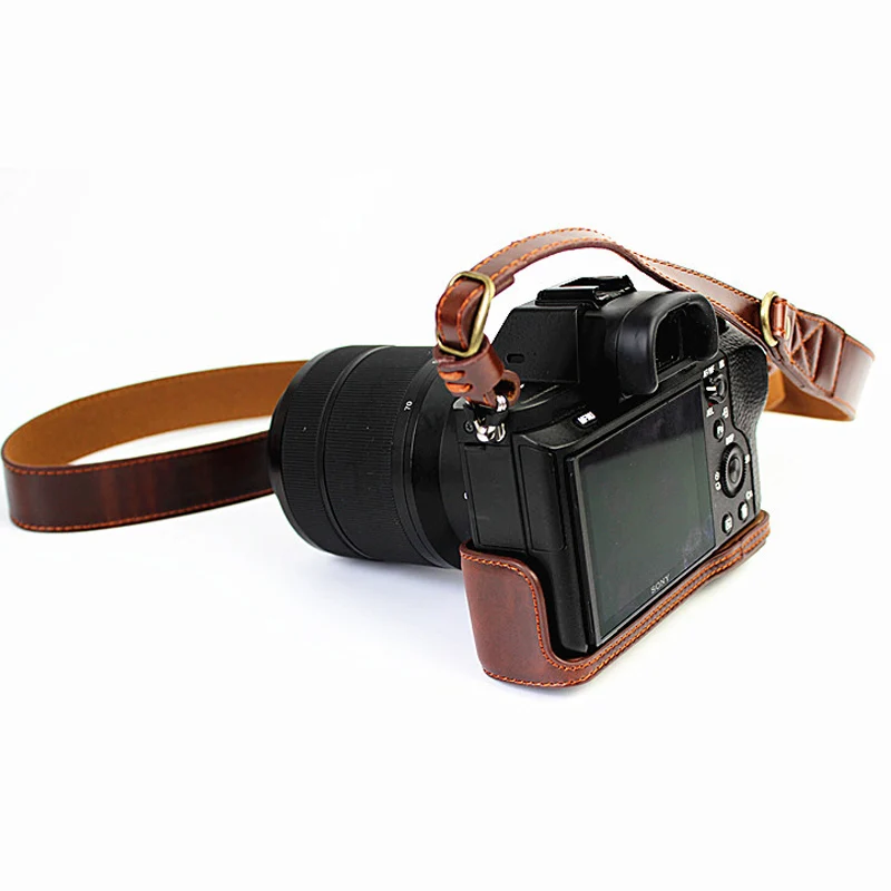 Кожаный чехол для камеры Sony A9 a9 A7III A7M3 A7RIII A7RM3 A7 III Markiii A73 slr Чехол Камеры с