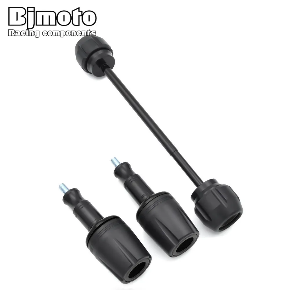 

BJMOTO Motorcycle Protector For Kawasaki Z900 Z 900 2017 Motorbike Front Axle Slider Frame Sliders Anti Crash Protection