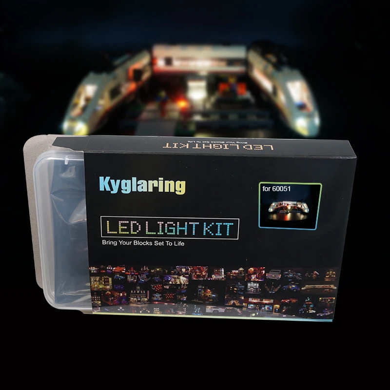 Günstige LED Licht Kit) für 60051 Kompatibel mit 02010 Städten High speed passenger Zug (nicht enthalten die zug)