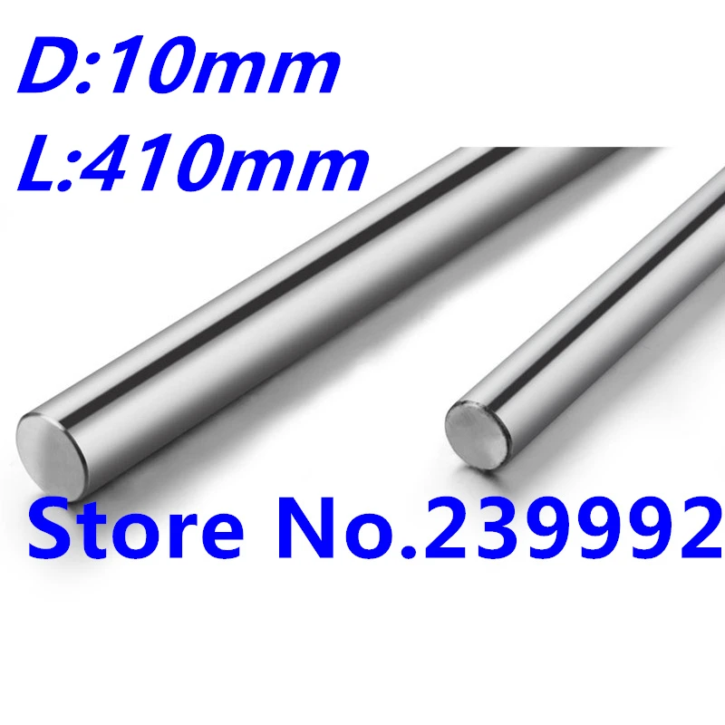 

2pcs 10mm linear shaft 410mm 450mm 10x410 linear shaft 3d printer 10mm x 410mm Cylinder Liner Rail Linear Shaft axis cnc parts