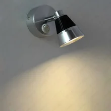 3 Вт/5 Вт светодиодный потолочный светильник зеркальное переднее настенное бра подсветка для фотографий светильник Поворотный магазин Гостиная диско-столовая