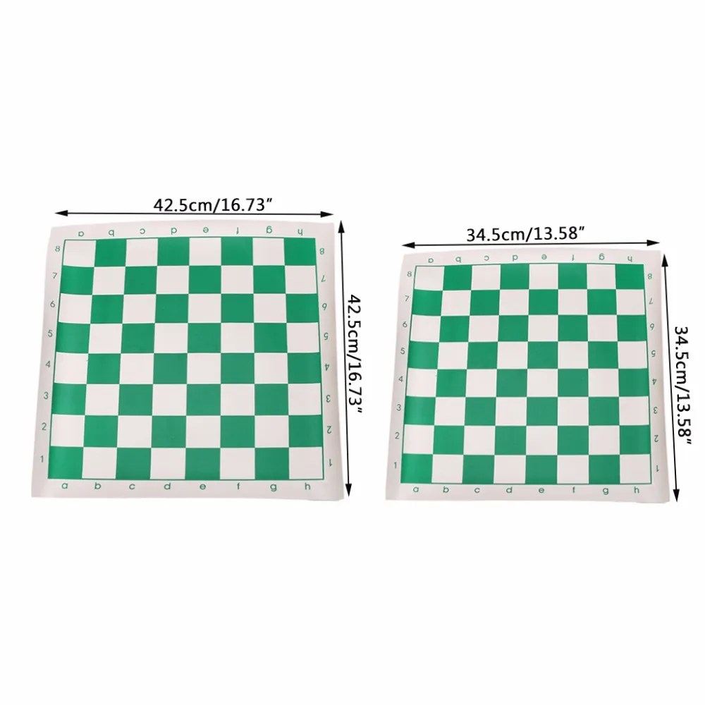 Имитация кожи шахматная доска стандартный международный шахматы Детский обучающий игры шахматные игры развлечения