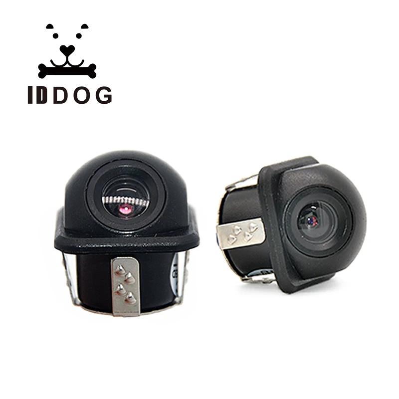 

IDDOG Mini Waterproof Car Parking Assistance Reversing Back Rear View Camera HD Wire Car Rear View Camera With or Without LED