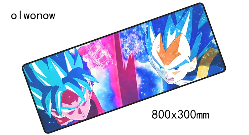 Коврик для мыши Dragon Ball 800x300 мм коврик для мышки компьютерный коврик для мыши Zetto игровой padmouse высококачественный геймер для мыши коврики - Цвет: Size 800x300x2mm
