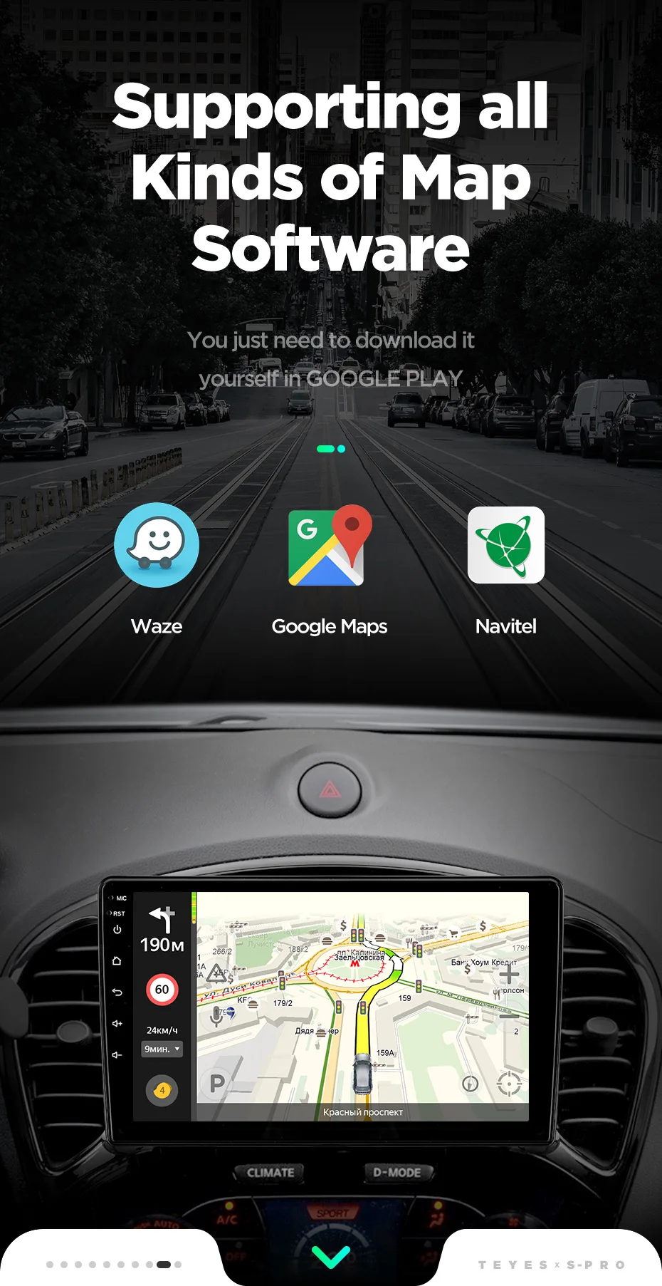 Excellent TEYES SPRO Car Radio Multimedia no 2 din android Video Player Navigation GPS For Nissan juke 2010-2014 YF15 Infiniti ESQ 2011-20 18