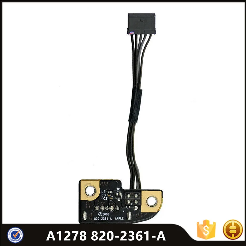 

100% Work A1278 Power Board for Apple MacBook Unibody 13" A1278 DC Jack Board Late 2008 820-2361-A MB467LL/A