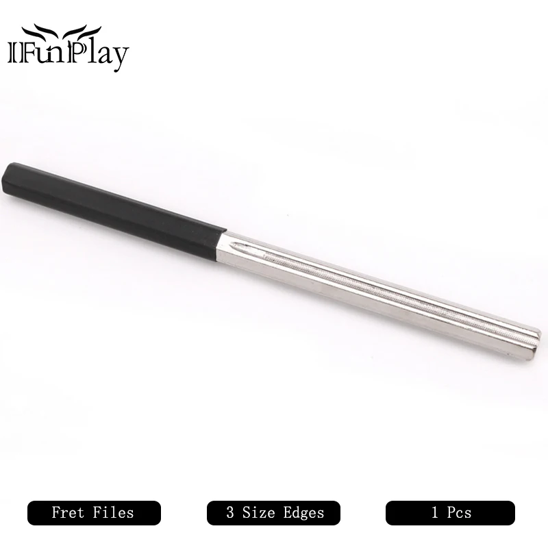 

Guitar Fret Crowning Dressing Files with 3 Size Edges Professional Luthier Tools Stringed Instrument Guitar Part Accessories