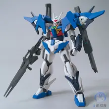 Bandais Gundam Модель HG 1/144 модель Gundam 00 небо выше неба фаза RIKU'S GUNDAM NT мобильный костюм детские игрушки