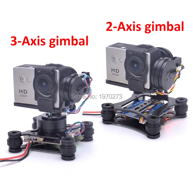 $32.99  Lightweight 2-Axis / 3-Axis Brushless Gimbal Board for SJ4000 Gopro3 4 Gopro Hero 5 6 session Runca
