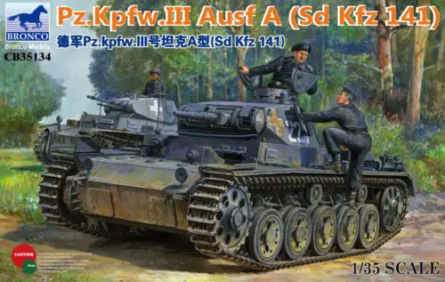 Немецкий Pz.Kpfw.III Ausf A(Sd. KFZ. 141) BRONCO CB35134 1/35 | Игрушки и хобби