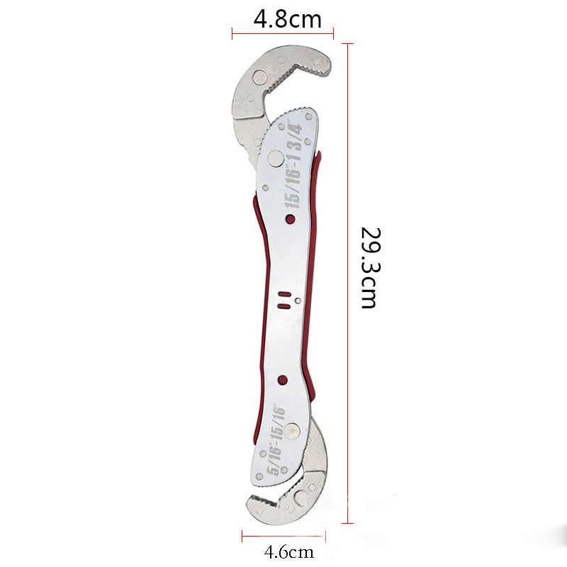 

9-45mm Adjustable Multi Purpose Magic Hand Tools Universal Wrench Pipe Spanners for Home Wrench 1 Pcprint black