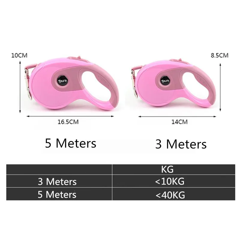 Retractable Dog Leash Heavy Duty Pet Leash for Medium Large Dogs Outdoor sport dogs collars and harnesses Pet Products MayO3 (9)