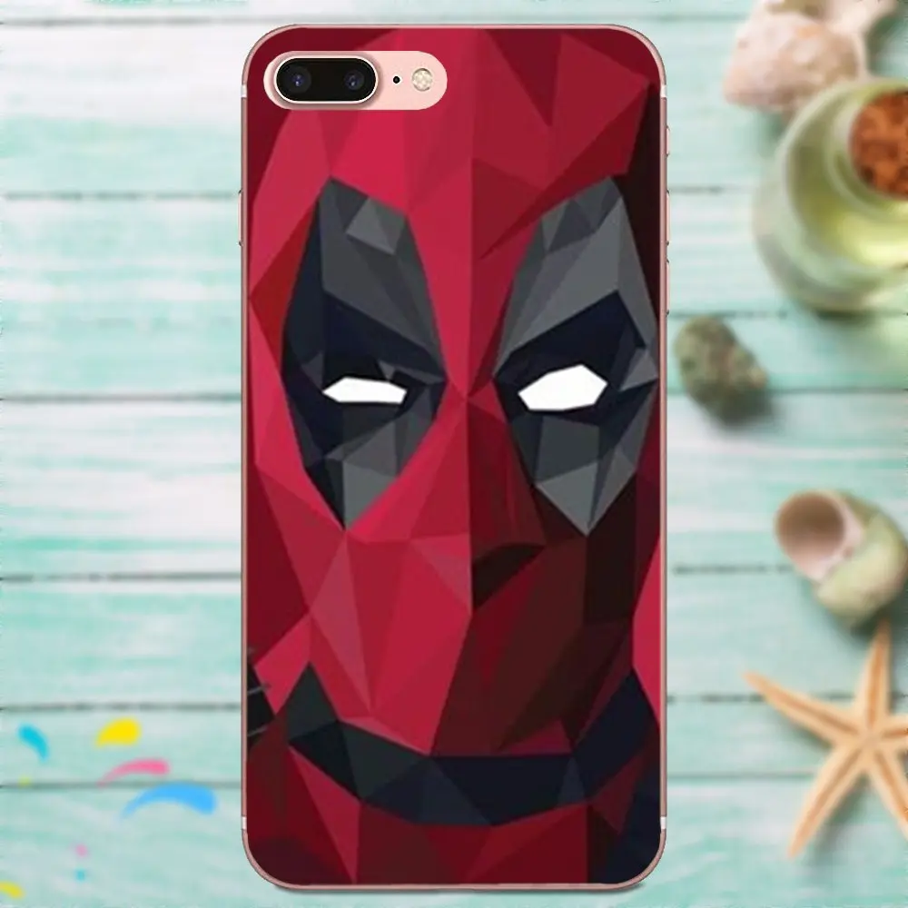 Мягкий с рисунками из ТПУ Марвел Дэдпул логотип для LG Nexus 5 5X G2 G3 mini spirit G4 G5 G6 K4 K7 K8 K10