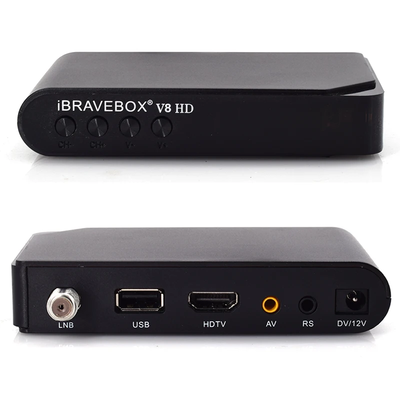 IBRAVEBOX V8 HD DVB-S/S2 AC3 спутниковый ТВ приемник декодер Full HD Поддержка 7 ctines Испания CCCam через USB RT5370 Wifi anten