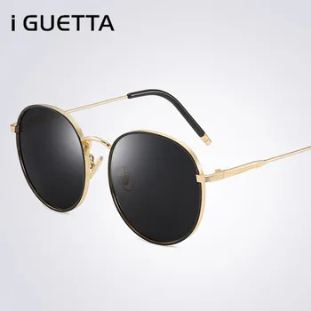 

iGUETTA Men Sunglasses Polarized Retro Luxury Brand 2019 Mens Sun Glasses Brand Designer Sunglass Men Metal Driving IYJC458