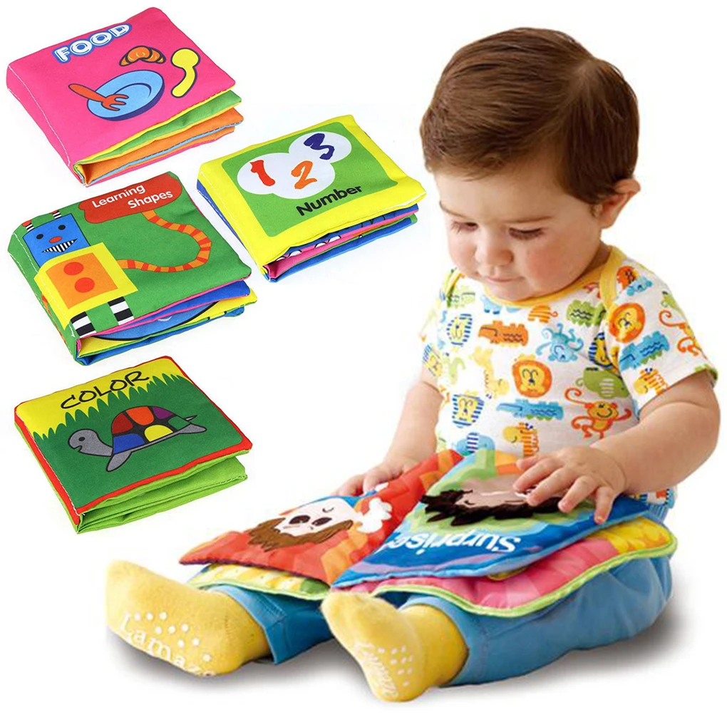 

Hot Sale New Soft Cloth Books Rustle Sound Infant Early Learning Educational Toy