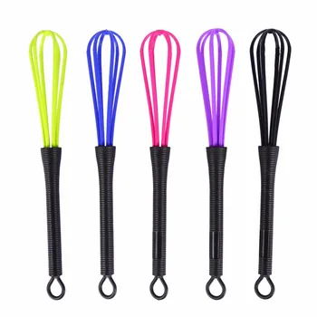 

5PCS Plastic Pro Salon Hairdressing Dye Cream Whisk Kitchen Egg Balloon Mixer Stirrer Hair Care Styling Durable Tools