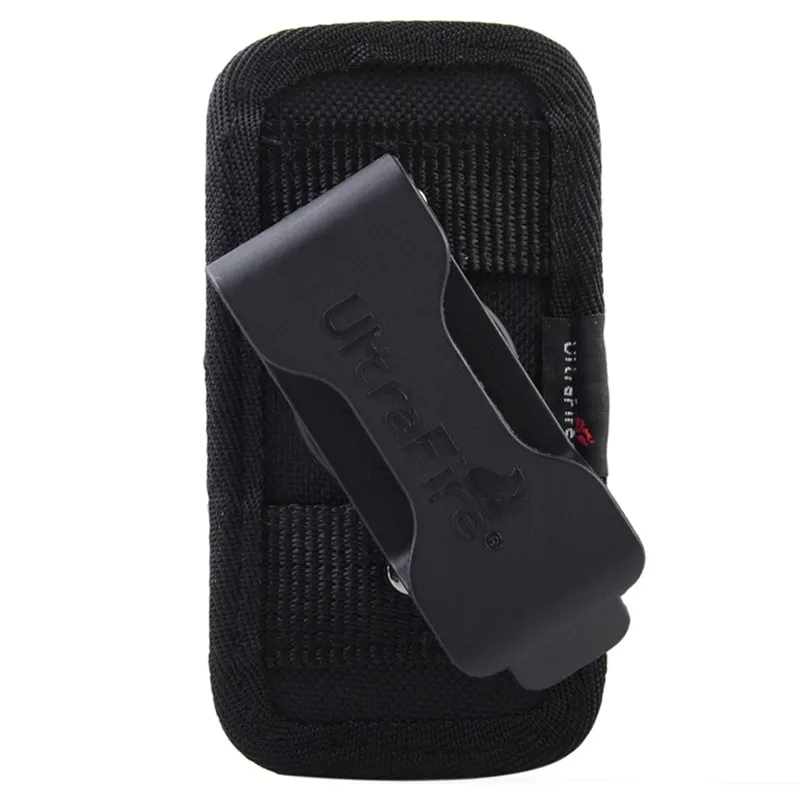 Flashlight Holster Belt Carry Case Flashlight Pouch Holster for Duty belt Holder with Molle System 360 Degree Rotatable Clip