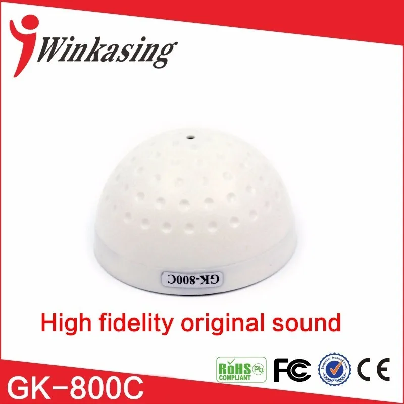 

NEW HD DSP Adjustable Sensitivity CCTV Camera Sound Monitor MIC Microphone GK-800C