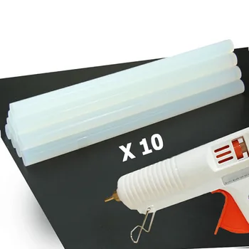 

10pcs 11mm Translucent Hot Melt Glue Gun Sticks for Craft Album Repair Tools Power Tool Accessories