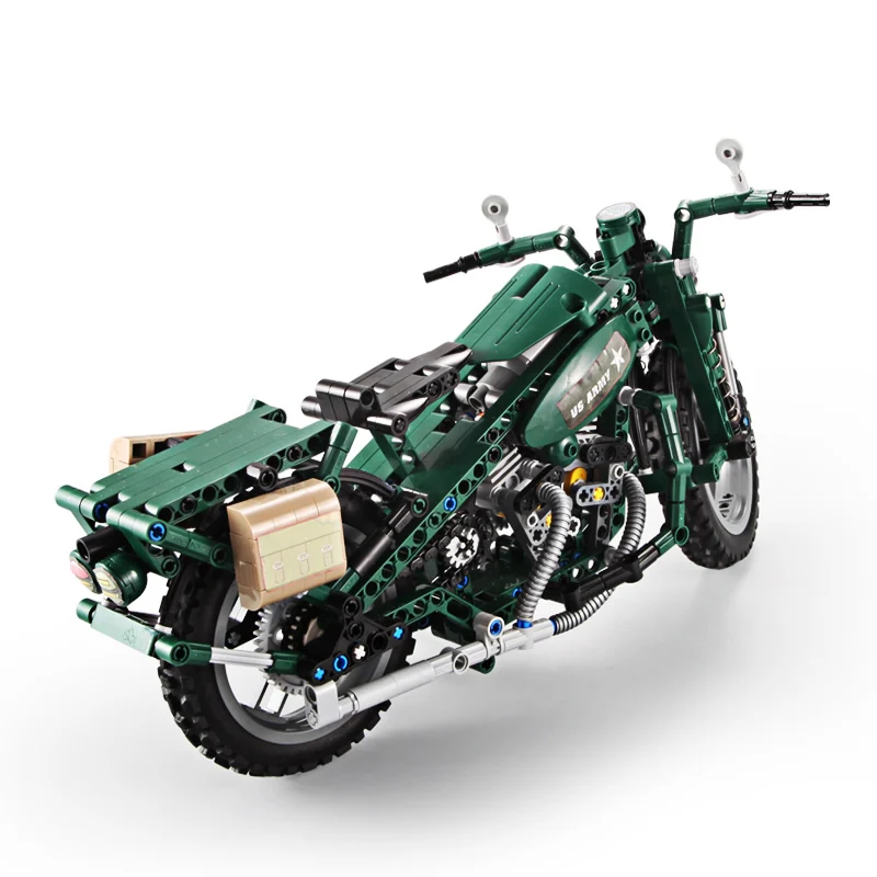 In Stock legoings motorcycle US Military Army Green Technic 550pcs Model Motor Building Block Brick Toys For Children Kids Gifts In Stock legoings motorcycle US Military Army Green Technic 550pcs Model Motor Building Block Brick Toys For Children Kids Gifts