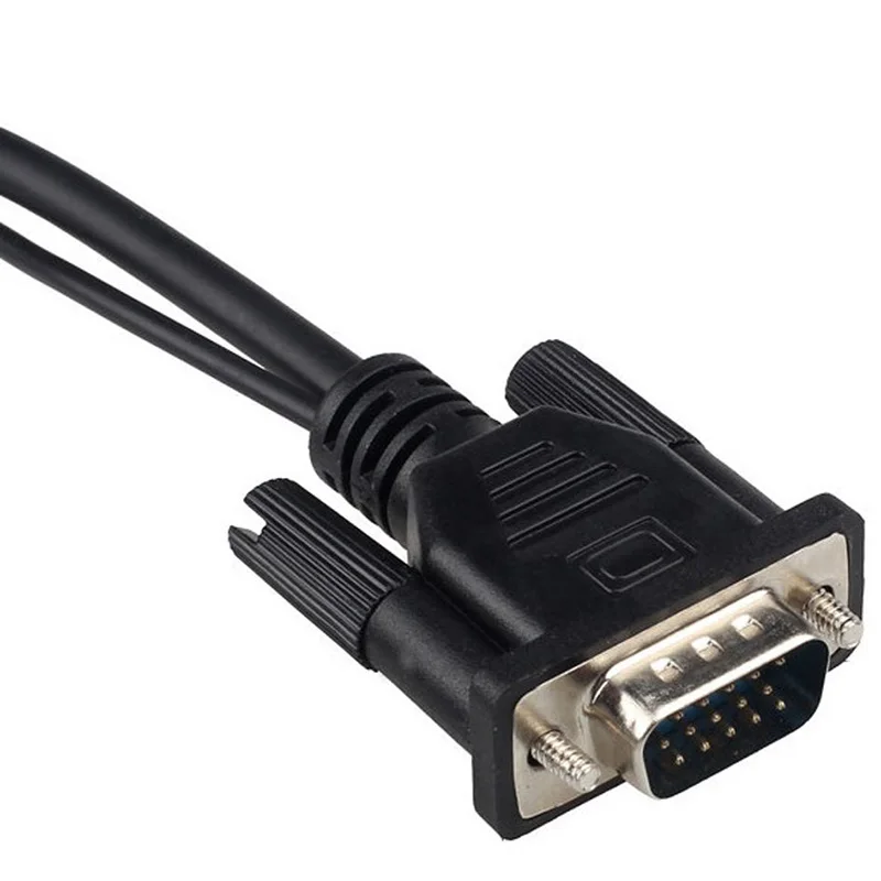 Mayitr 1 шт. VGA на HDMI выход 1080 P HD + USB Аудио Видео ТВ AV HDTV кабель конвертер адаптер для ПК ноутбук компьютер DVD