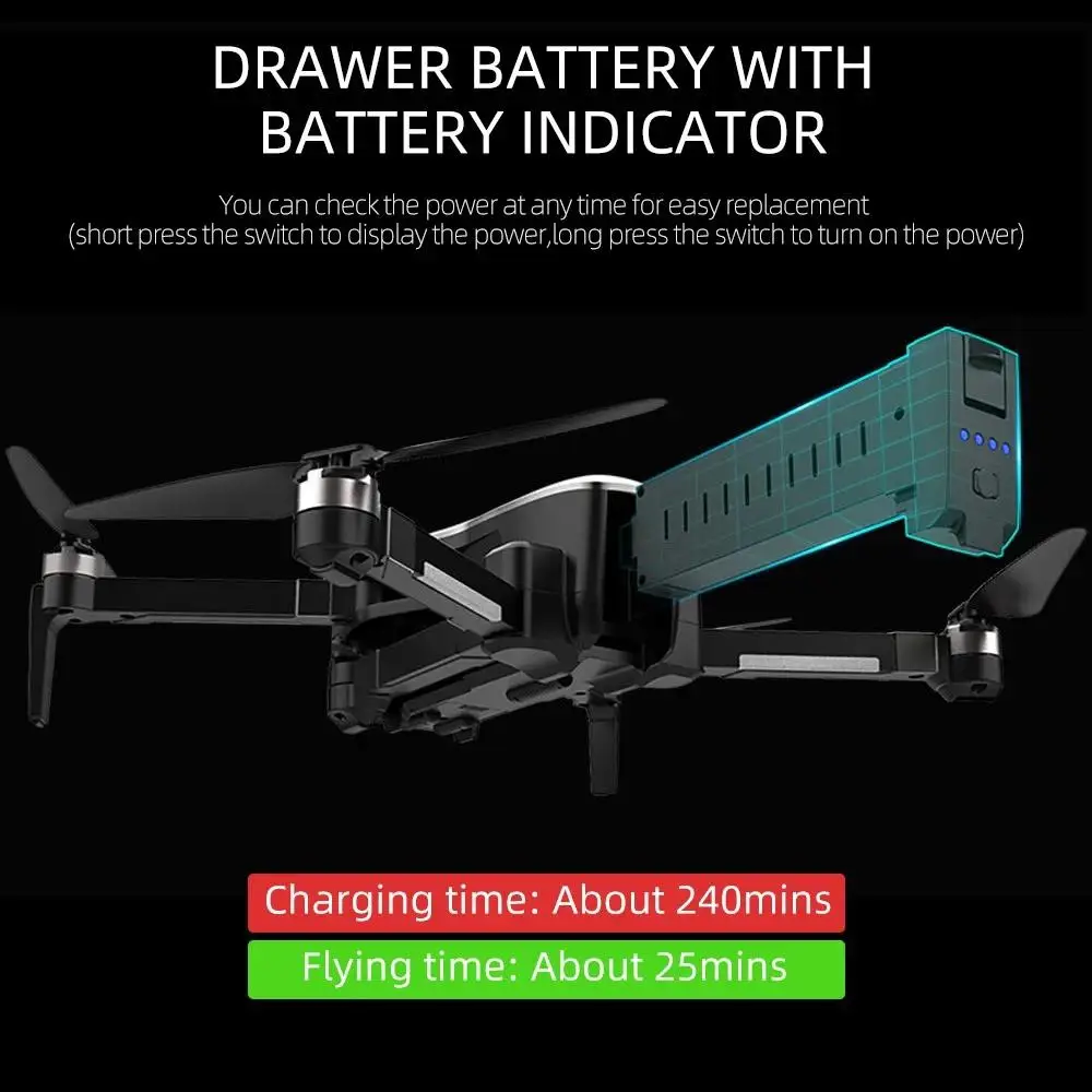 $24.64 74V 2800mAh Drone Battery for SG906 CSJX7 X193 RC Drone Wifi FPV Quadcopter