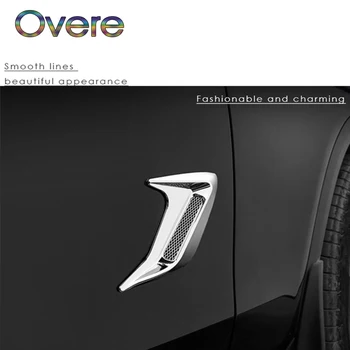 

Overe 1PC Car Hood Side Vents Stickers Shark Gills Styling For Fiat Punto Volkswagen VW Polo Passat B7 B8 Golf 5 6 7 Tiguan