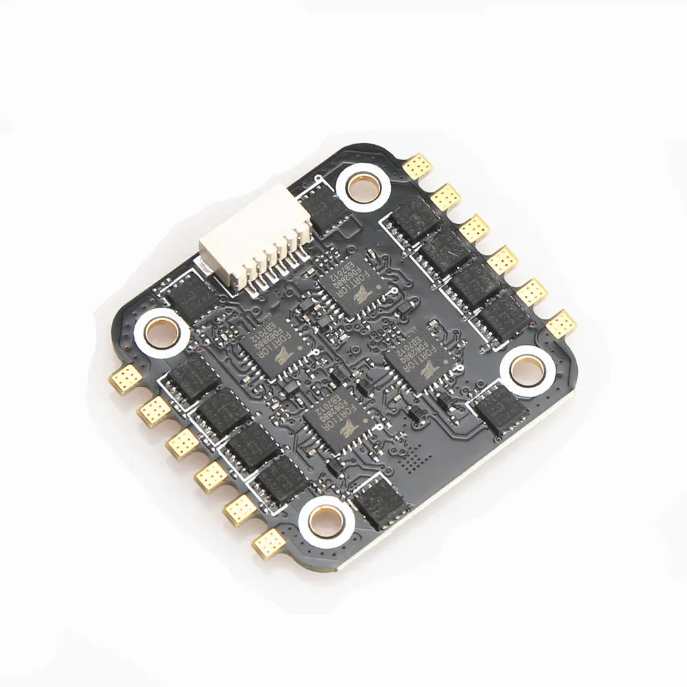 

New Mini 2-3s 4 In 1 10A ESC BLHeli_S ESC Speed controller board for mini flytower OPTO Supports Oneshot125 and Multishot DSHOT