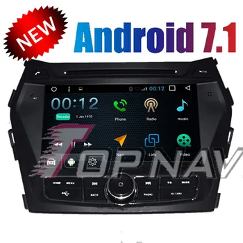

Topnavi 8" Quad Core Android 7.1 Car DVD Multimedia Player for Hyundai IX45 2015 Autoradio GPS Navigation Audio Stereo 2 Din