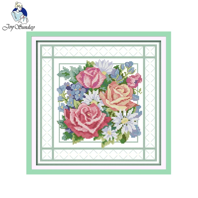 joy sunday floral style four season flowers house ornament free christmas cross stitch patterns for beginners - Free Christmas Cross Stitch Patterns joy sunday floral style four season flowers house ornament free christmas cross stitch patterns for beginners - Free Christmas Cross Stitch Patterns