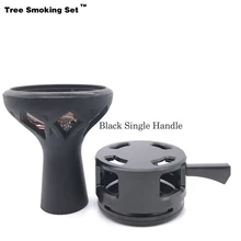 Алюминиевый сплав кальян черный одной ручкой уголь держатель тепла хранитель для кальяна, Sheesha, Chicha, Narguile аксессуары для чаши Caloud