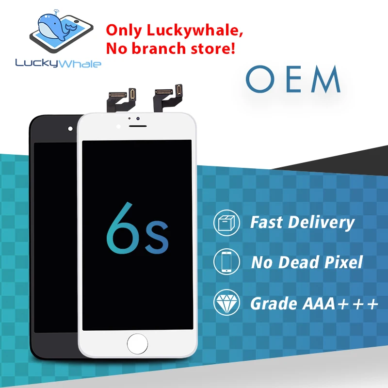 Качество AAA без битых пикселей OEM ЖК-дисплей для iphone 6s ЖК-экран 3D сенсорный