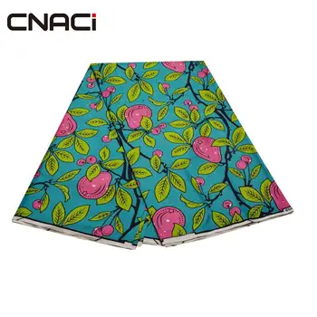 

CNACI Free Shipping Ankara Fabric African Real Wax Print Tissu Wax African Batik Fabric 6 Yards/Bag African Print Ankara Fabric