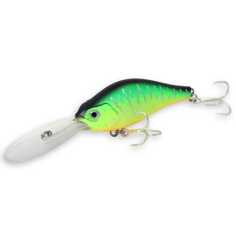  1PCS 10.5cm 14.8g Crazy Fishing Lure Deep Swimming Crankbait Swim Crank Bait Wobble Slow Floating F