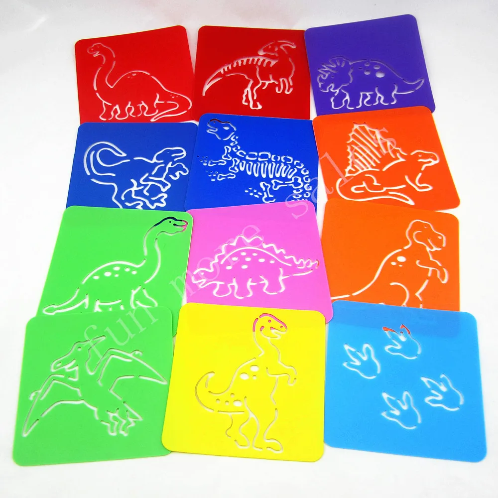 12designsset stencils for painting dinosaur kids drawing templates plastic boards baby hot toys for - Kids Drawing Stencils 12designsset stencils for painting dinosaur kids drawing templates plastic boards baby hot toys for - Kids Drawing Stencils