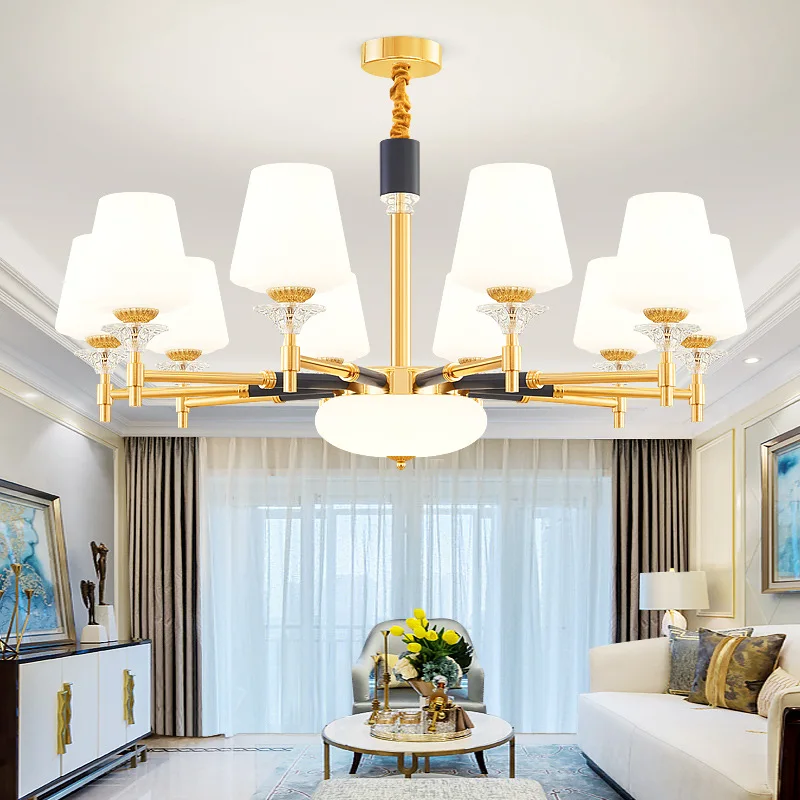 

LED chandelier living room lighting fixtures Modern suspension luminaires bedroom hanging lights dining room suspended lamps