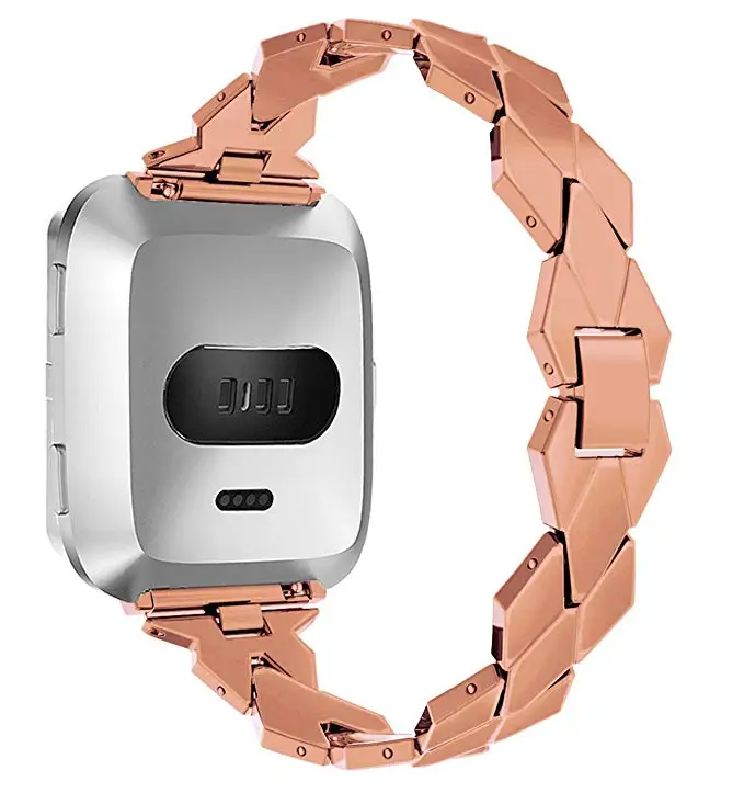 for Fitbit Versa Band Watch Stainless Steel (6)
