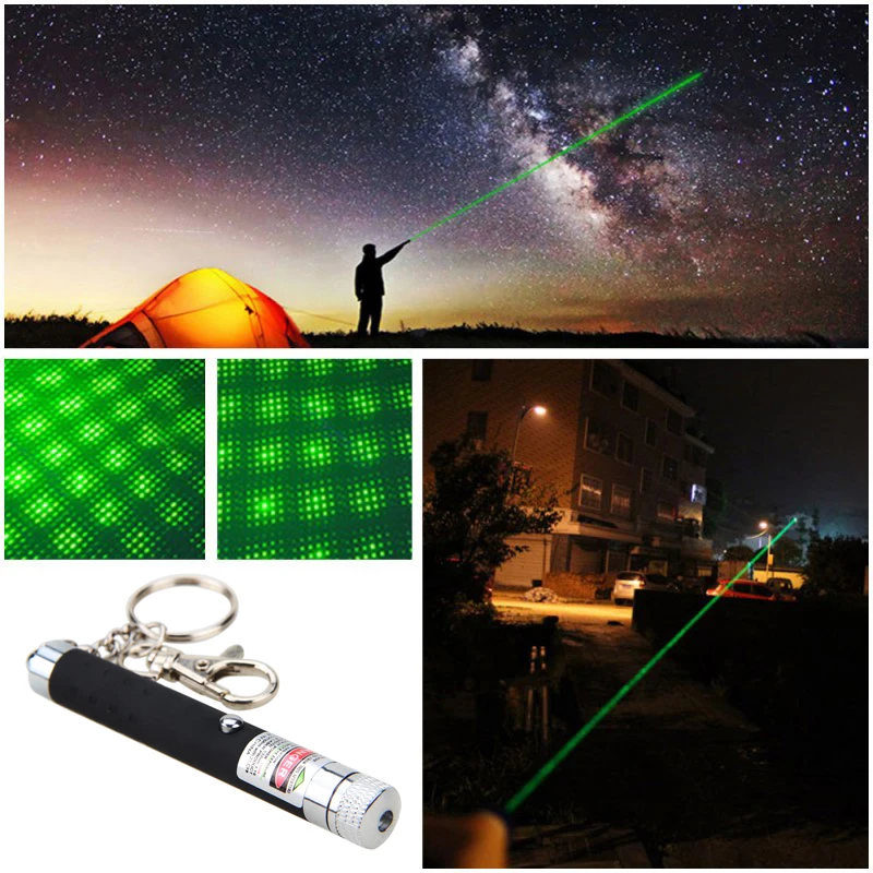 2 в 1 зеленая лазерная указка Dot & Star 532nm для охоты регулируемый фокус Lazer светильник