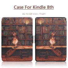 Для Amazon новинка Kindle 8-го поколения ультратонкий Магнитный чехол кожаный чехол для Kindle 8 чехол с функцией сна и пробуждения