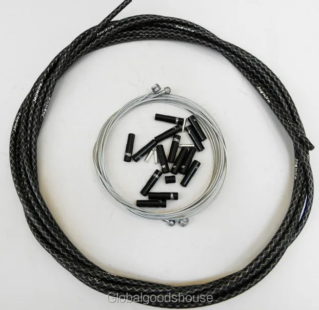 50 компл./лот jagwire плетеный корпус тормозной кабель набор переключения комплект шланг переключатель комплекты тормоза 4 цвета V тормоз с тефлоновыми кабелями