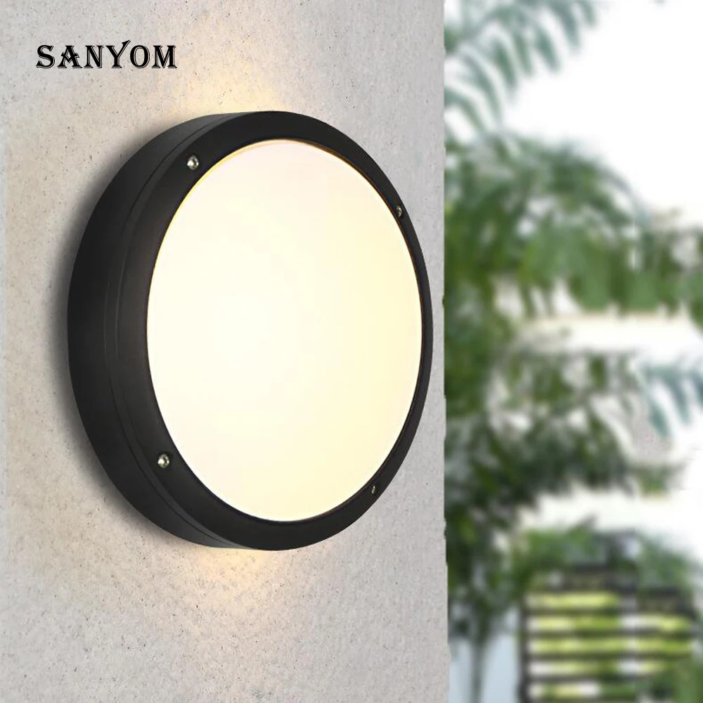 Modern Simple Led Outdoor Wall Lamp Waterproof Toilet Corridor