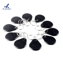 Черный Цвет EM4100 EM4102 125 кГц RFID ID карточке бесконтактного считывания маркер цепочка для ключей, брелок Читайте только идентификационная метка смарт-карты