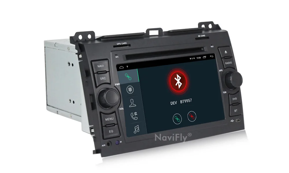 Cheap 2din 2+32G Android 9.1 Car dvd radio aduio player GPS Navigation for Toyota Land Cruiser Prado 120 2003-2009 WIFI RDS FM USB SD 19